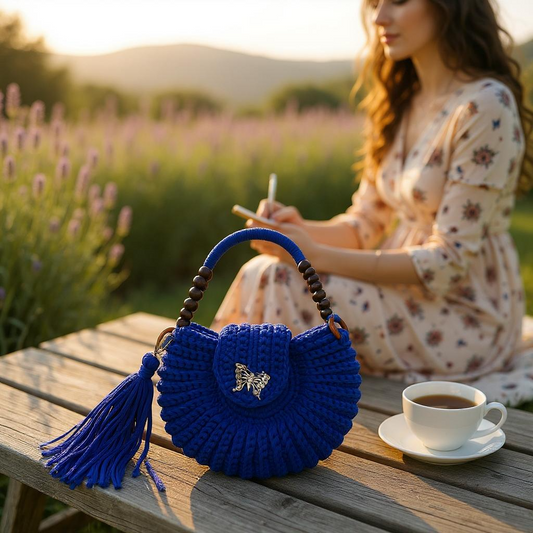 Crochet purse