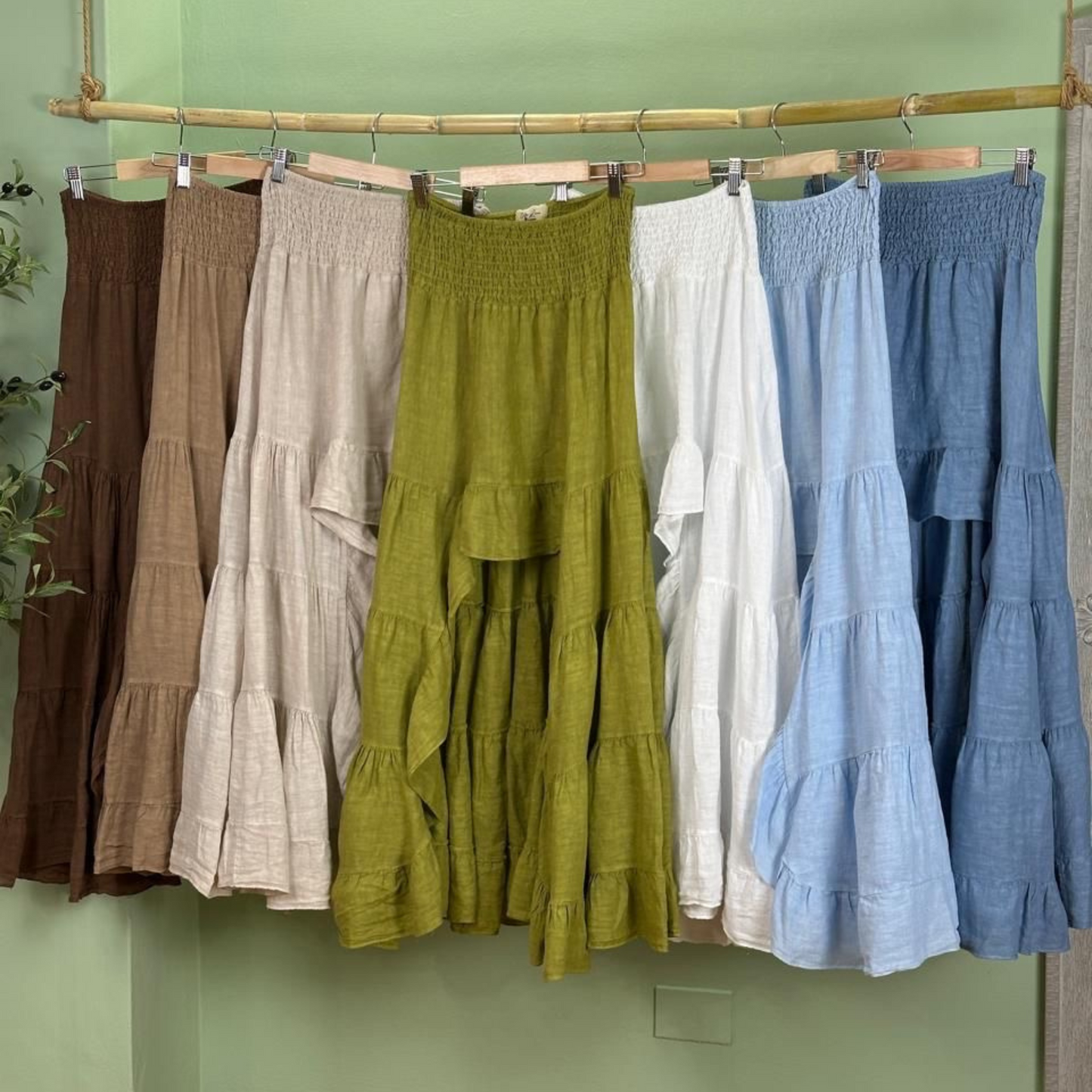 Linen skirt