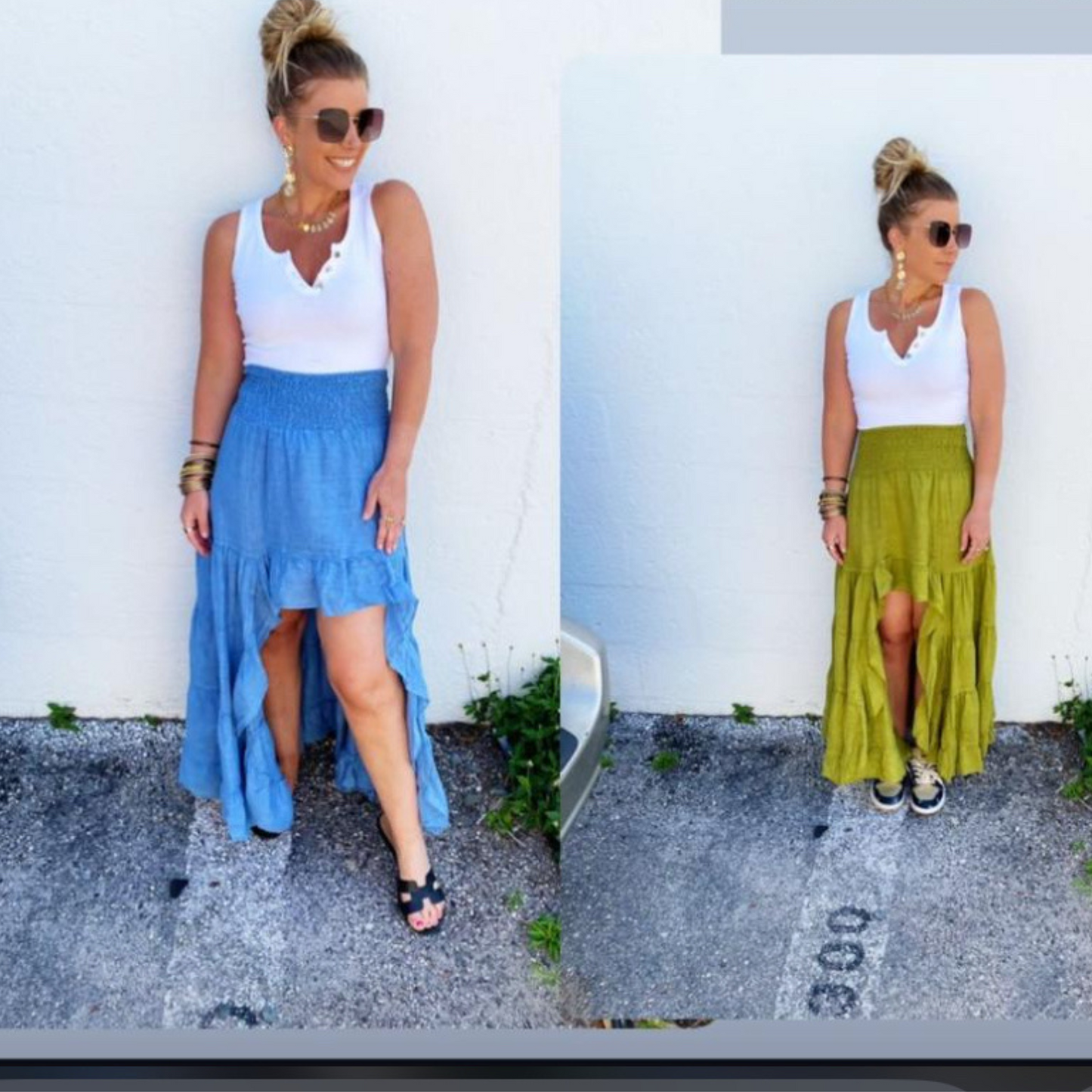Linen skirt