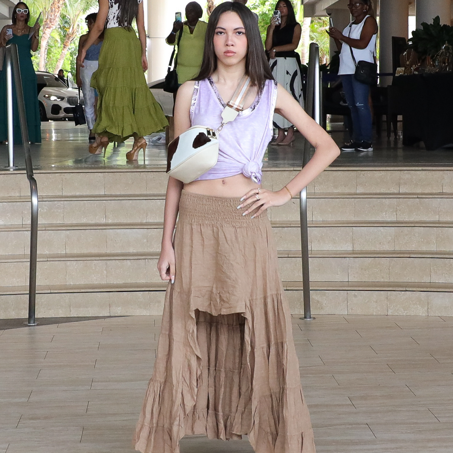 linen skirt