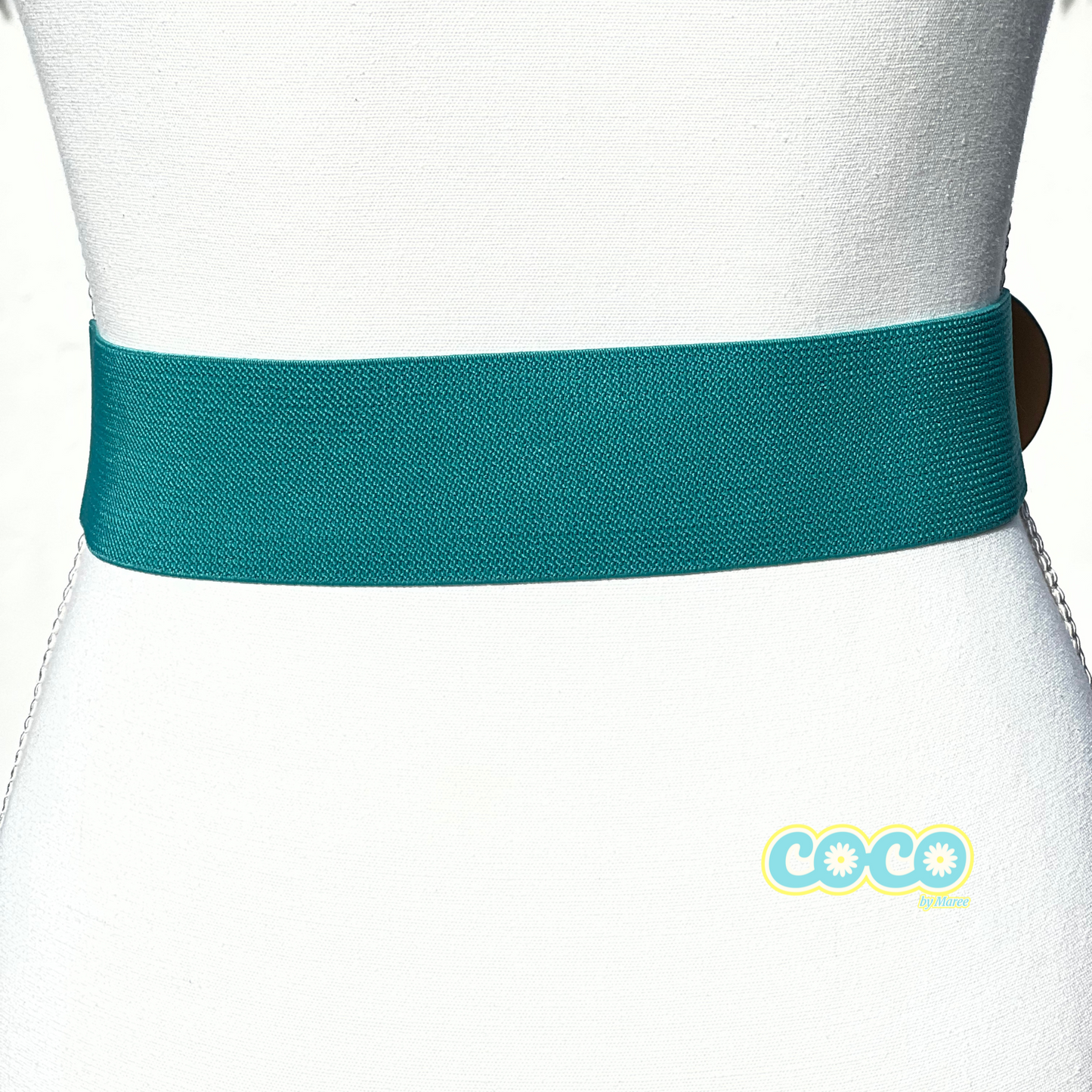 Elastic belt oval buckle