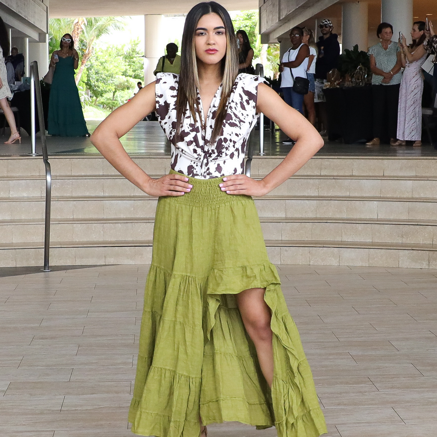 Linen skirt
