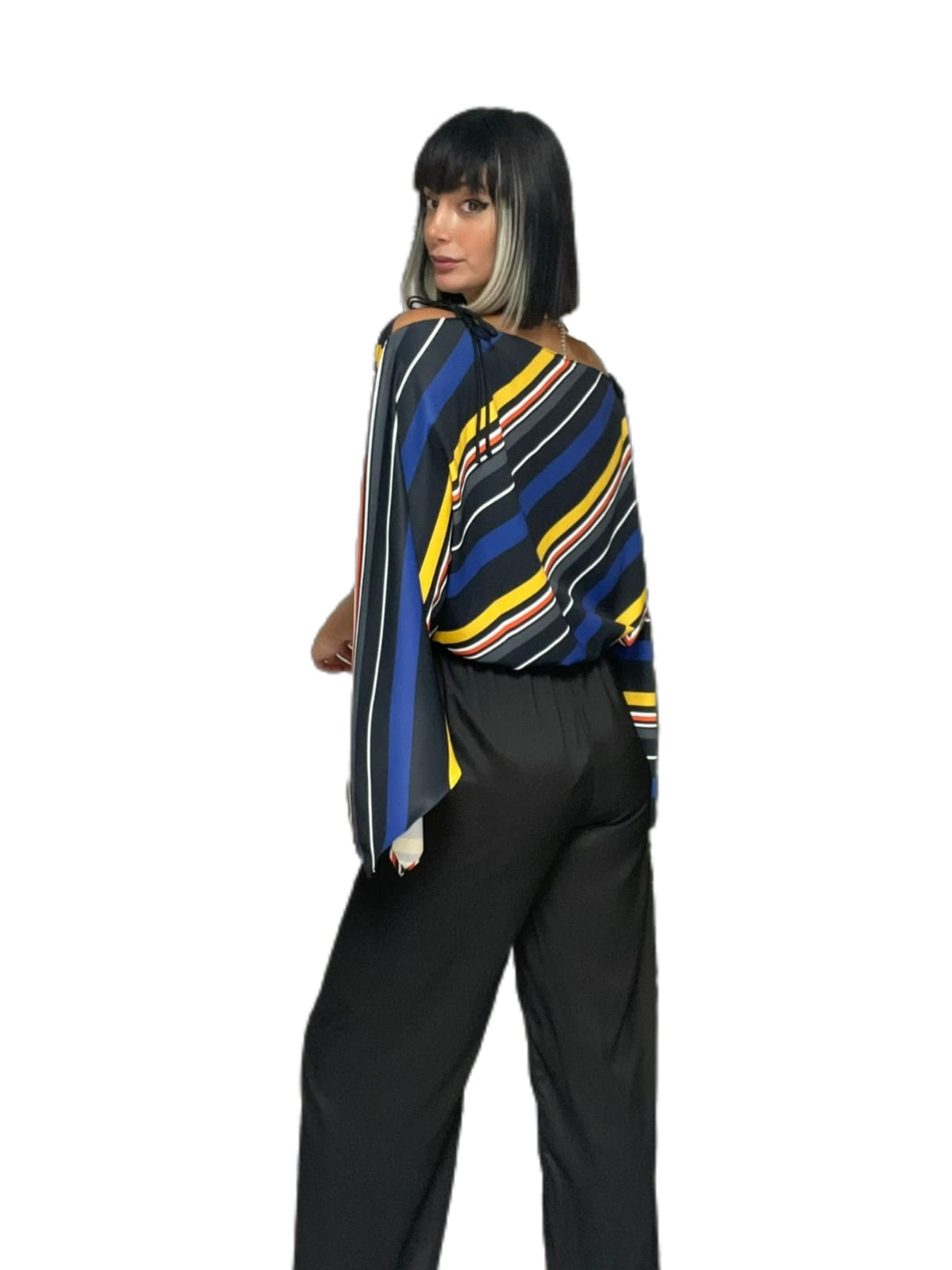 Multi stripes jumpsuit