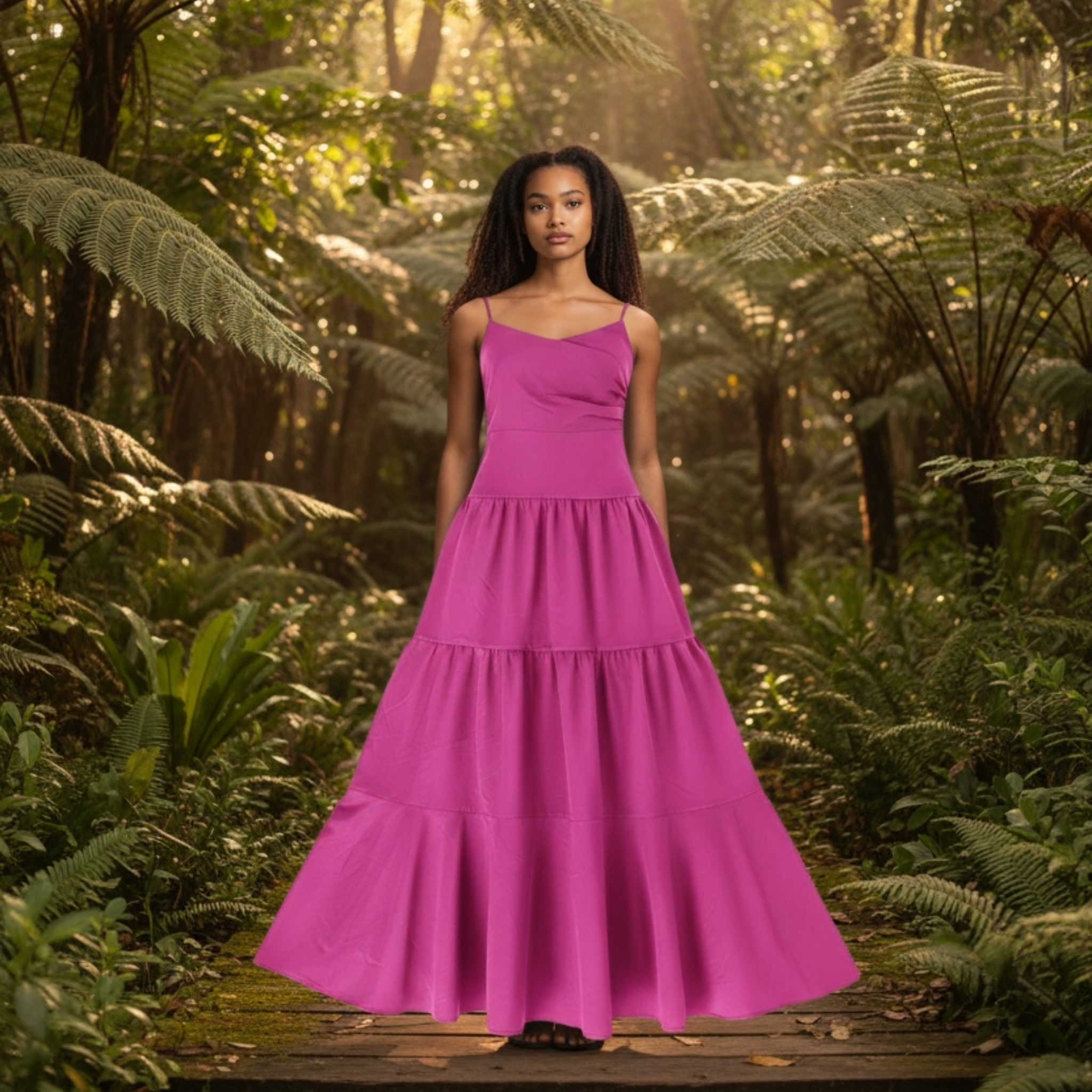 women's tiered dress