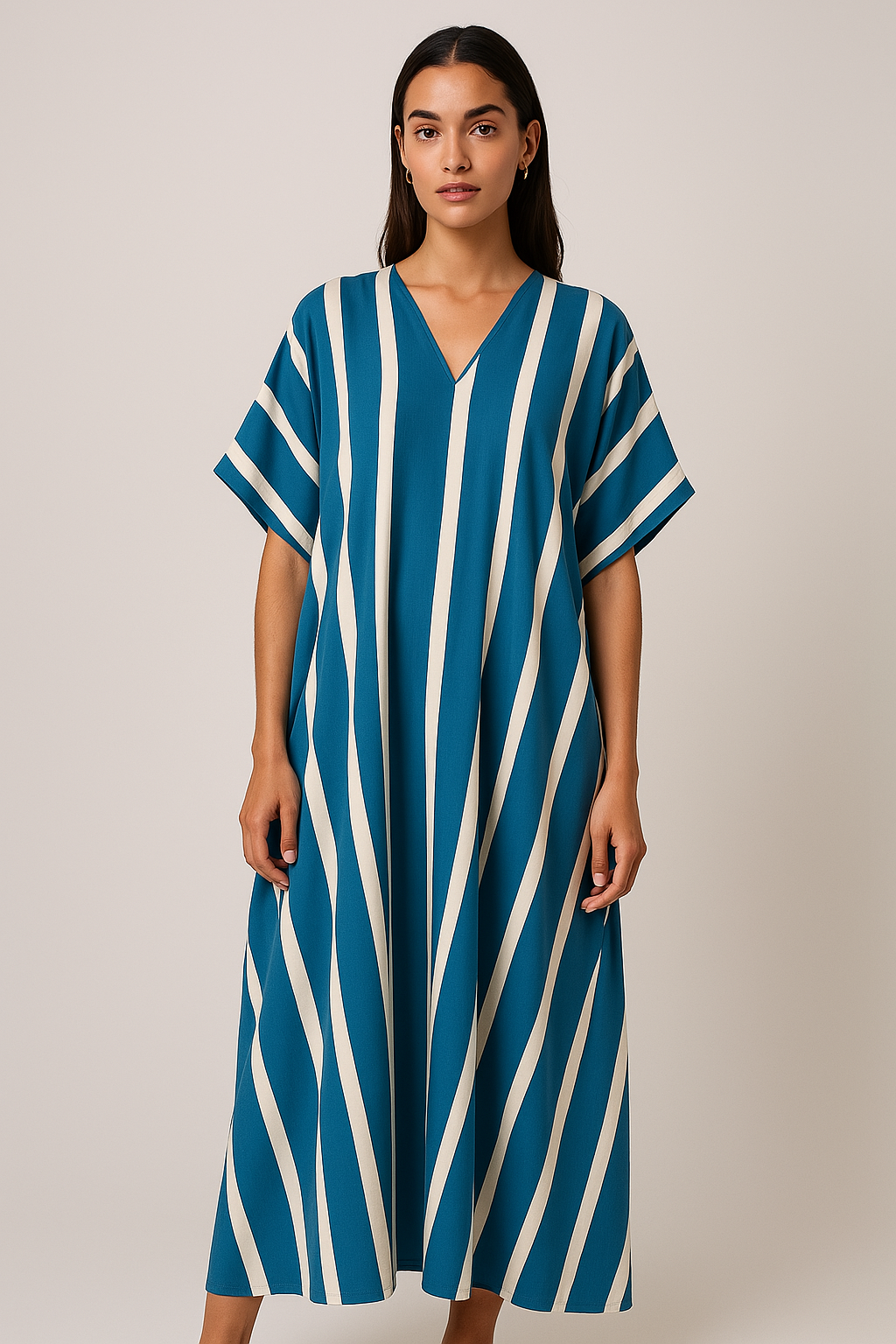 Caftan print de rayas