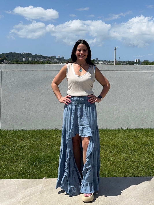 Linen skirt