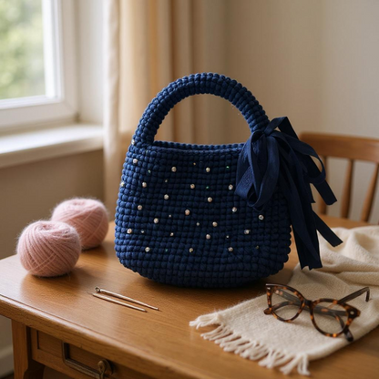 Crochet purse