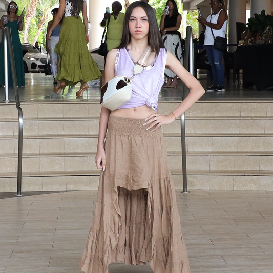 linen skirt